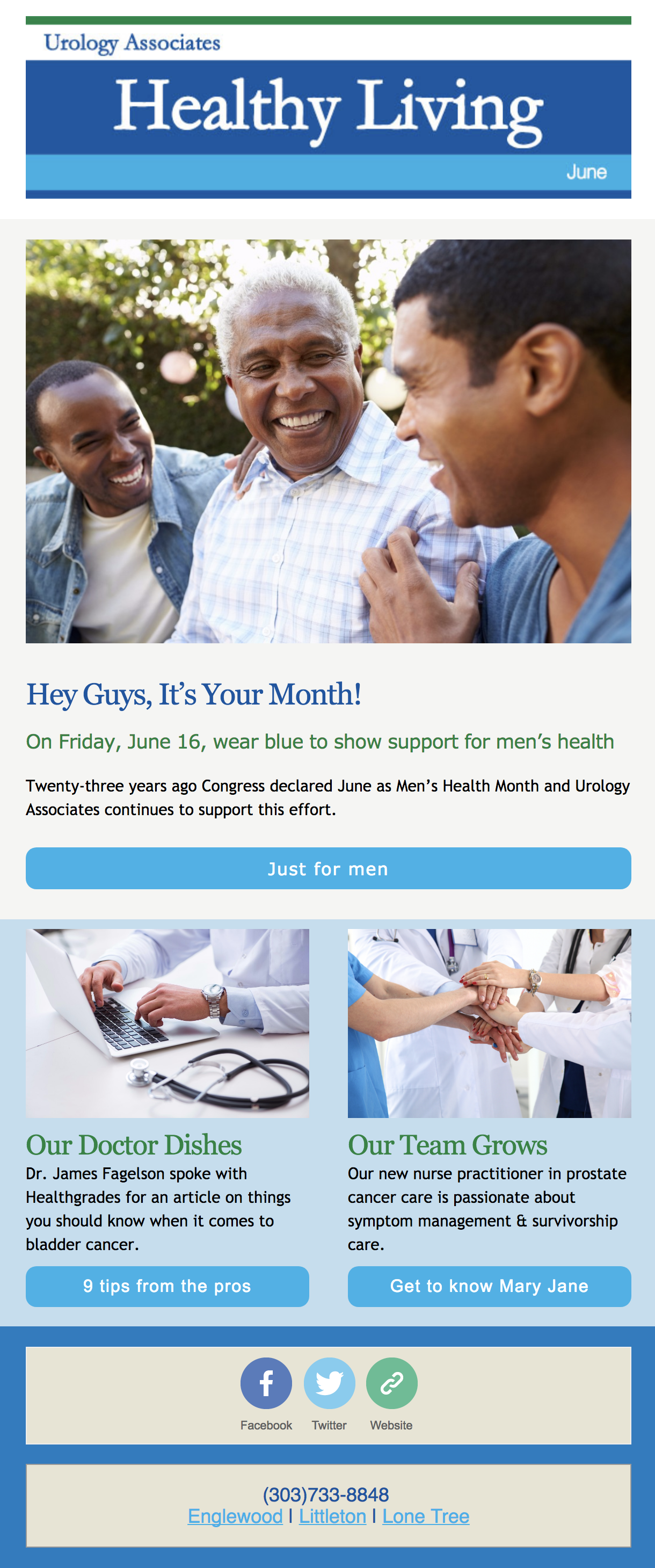 newsletter healthy living urology